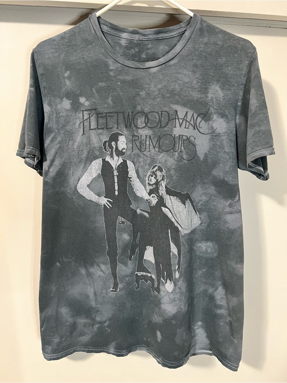 Fleetwood Mac Rumours Graphic Tee Distressed Black XL